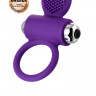 Виброкольцо с ресничками JOS PERY, силикон, фиолетовый, 9 см