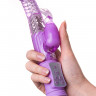 Вибратор с клиторальным стимулятором TOYFA A-Toys High-Tech fantasy, TPE, фиолетовый, 22, 5 см БЕЗ КОРОБКИ