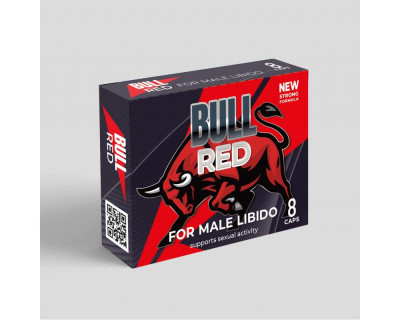 Концентрат пищевой для мужчин BULL RED (8 капсул), арт. 4724