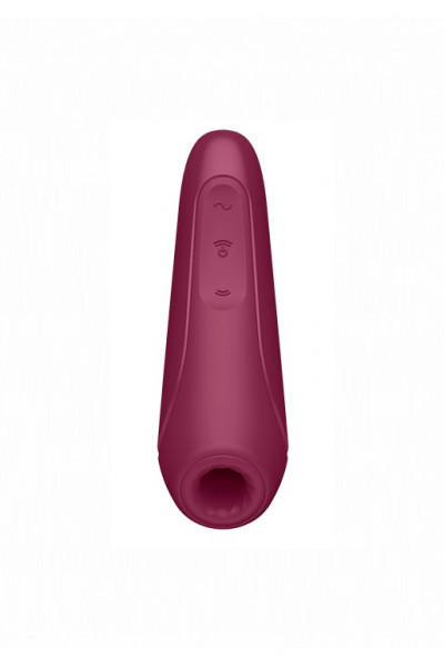 ВАКУУМНЫЙ МАССАЖЕР С ВИБРАЦИЕЙ SATISFYER CURVY 1 PLUS ROSE RED 001821SA БЕЗ КОРОБКИ