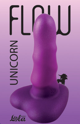 Нереалистичный дилдо Unicorn Mini Purple 2047-04lola