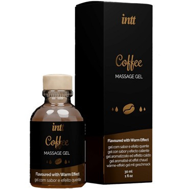 Intt Massage Gel Coffee, 30 мл .Массажный гель с ароматом кофе и согревающим эффектом арт.59533