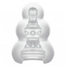 Мастурбатор нереалистичный MensMax Pucchi Combo, TPE, белый, 6,5 см