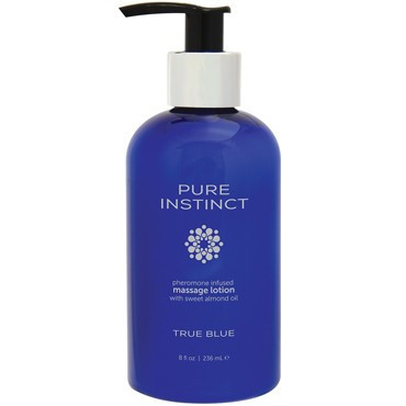 Pure Instinct Pheromone Massage & Body Lotion True Blue, 236 мл. Массажный лосьон для тела с феромонами арт.39408