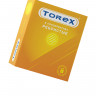 Презервативы Torex, ребристые, латекс, 18,5 см, 5,4 см, 3 шт.