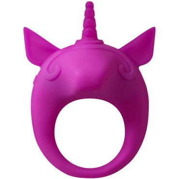 Lola Games Mimi Animals Unicorn Alfie, фиолетовое. Фигурное эрекционное кольцо с вибрацией арт.57340