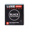 Презервативы Luxe, royal black collection, латекс, гладкие, 18 см, 5,2 см, 3 шт.
