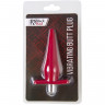 Анальная втулка Black&Red by TOYFA, TPE, красная, 12,7 см,  3 см