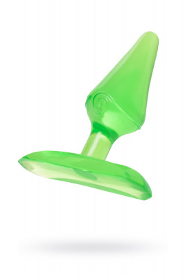 Анальная втулка TOYFA, ABS пластик, зеленая, 6,5 см,  2,5 см