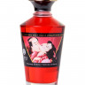 Масло для массажа Shunga Blazing Cherry, разогревающее, вишня, 100 мл